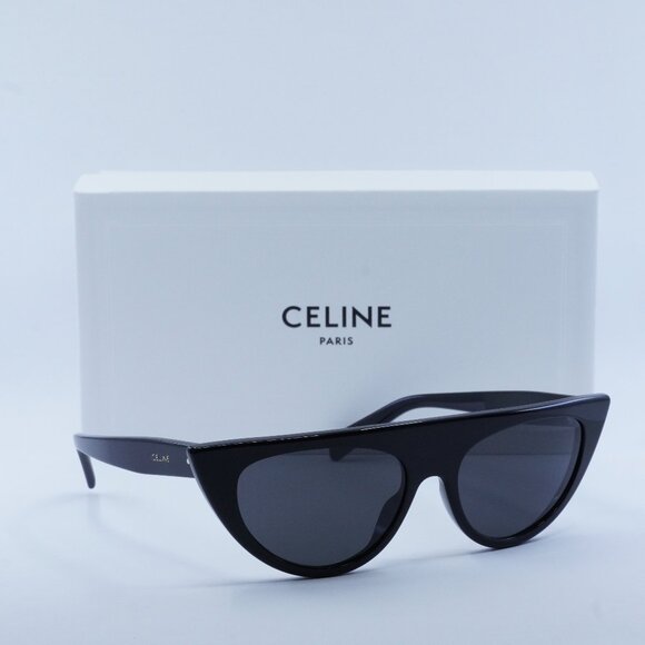 FINAL PRICE NEW CELINE CL40228I 01A BLACK GREY SUNGLASSES - Picture 7 of 10